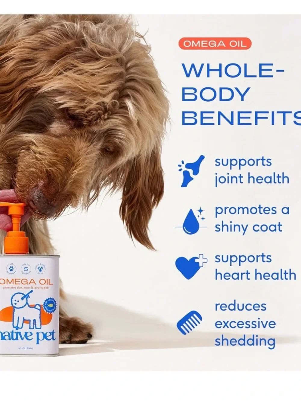 Native Pet Omega 3 Fish Oil For Dogs & Cats – Wild Alaskan Salmon Oil For Dogs S